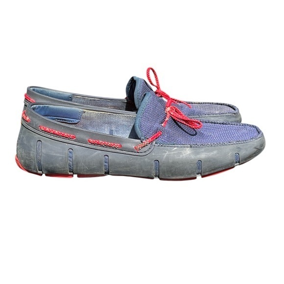 Swims Braided Lace Loafer Navy and Red Men\'s Loafers men’s size 12 main image 2